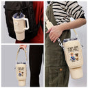 Pet Lovers, Pet Mom, Dog Lovers, Dog Mom, Happy - A Girl And Her Dogs A Bond That Can't Be Broken - Personalized Bottle Carrier Bag