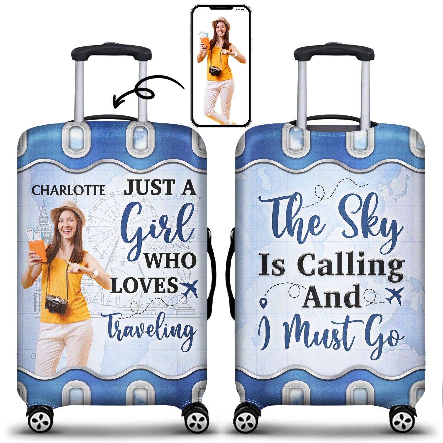 Sample - Personalized Luggage Cover