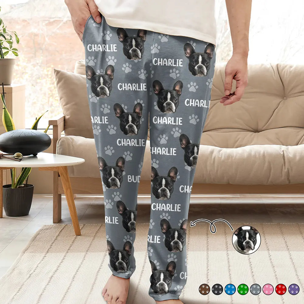 Pajamas For Adults Custom Pet Pajama Pants Customized Pet Photo