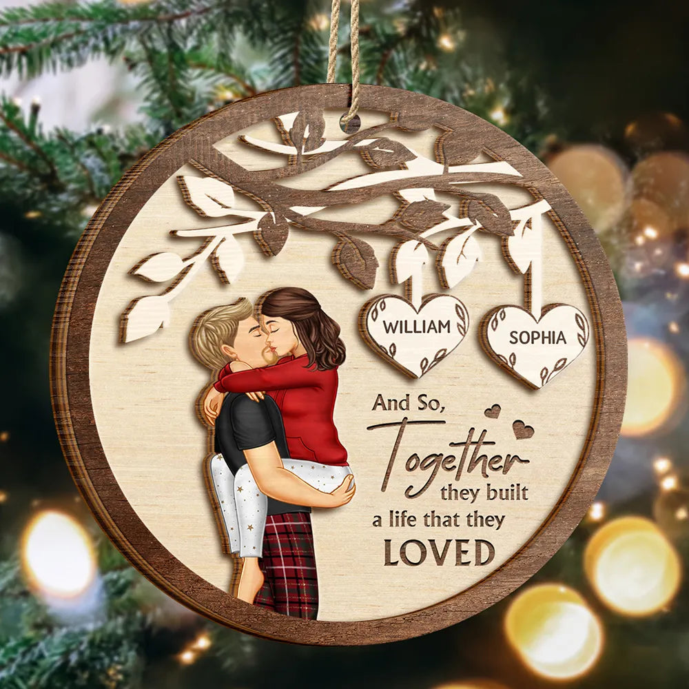 And So Together They Built A Life They Loved Wedding Sign