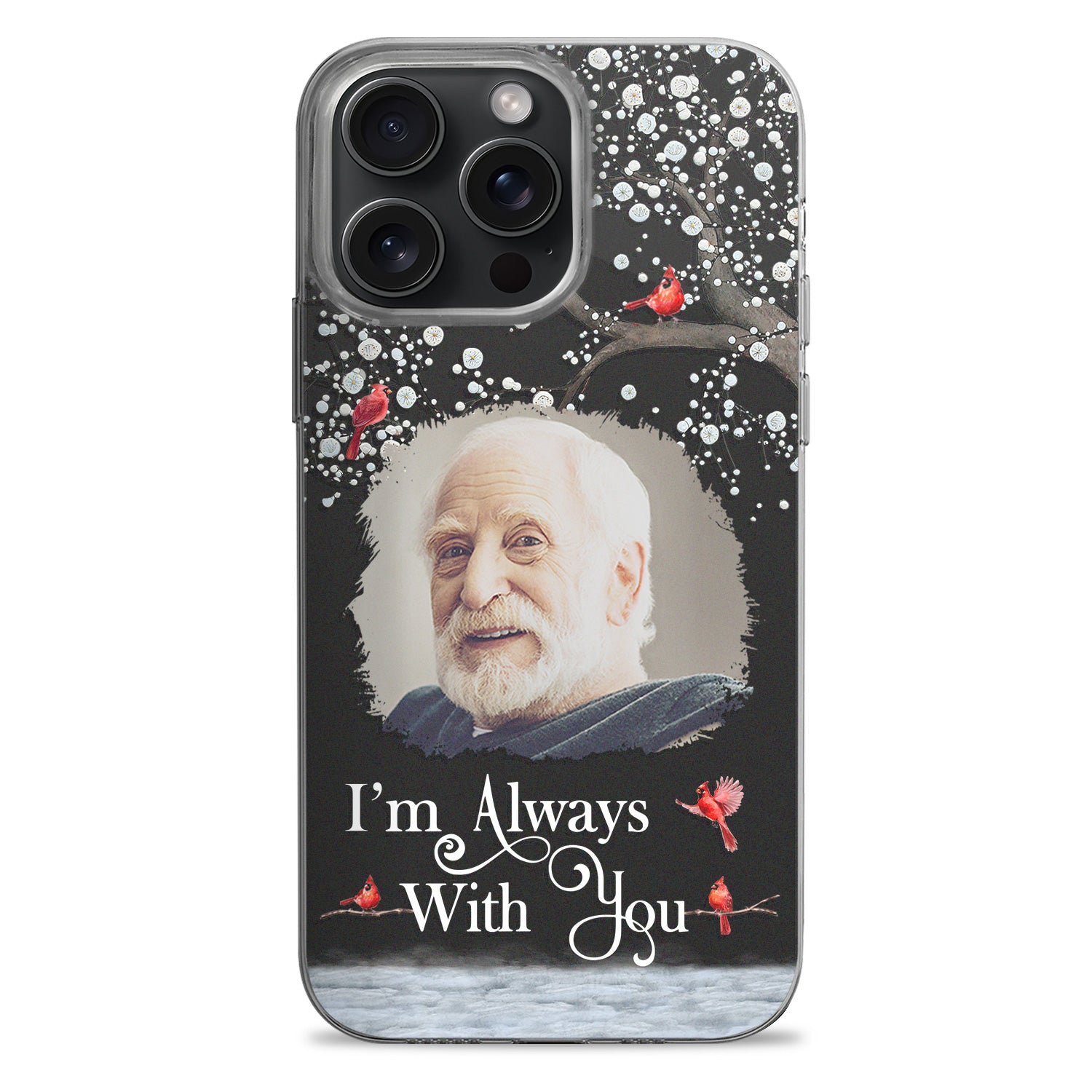 Custom Photo I'm Always With You - Memorial Gift For Family, Friends - Personalized Clear Phone Case
