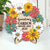 Grandma's Garden Growing Since - Gift For Mom, Mother, Grandma, Nana - Personalized 2-Layered Wooden Plaque With Stand