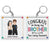 Sibling Congrats On Being My Brother - Gift For Sibling - Personalized Acrylic Keychain