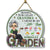 Grandma's Garden - Gift For Garden Lovers, Mothers, Grandmas - Personalized Custom Shaped Wood Sign