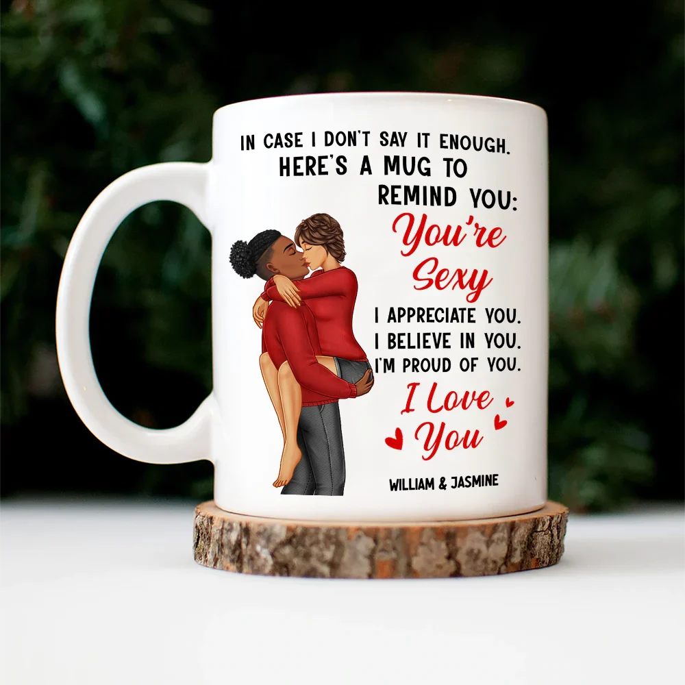 In Case I Don't Say It Enough Couples - Personalized Black Mug