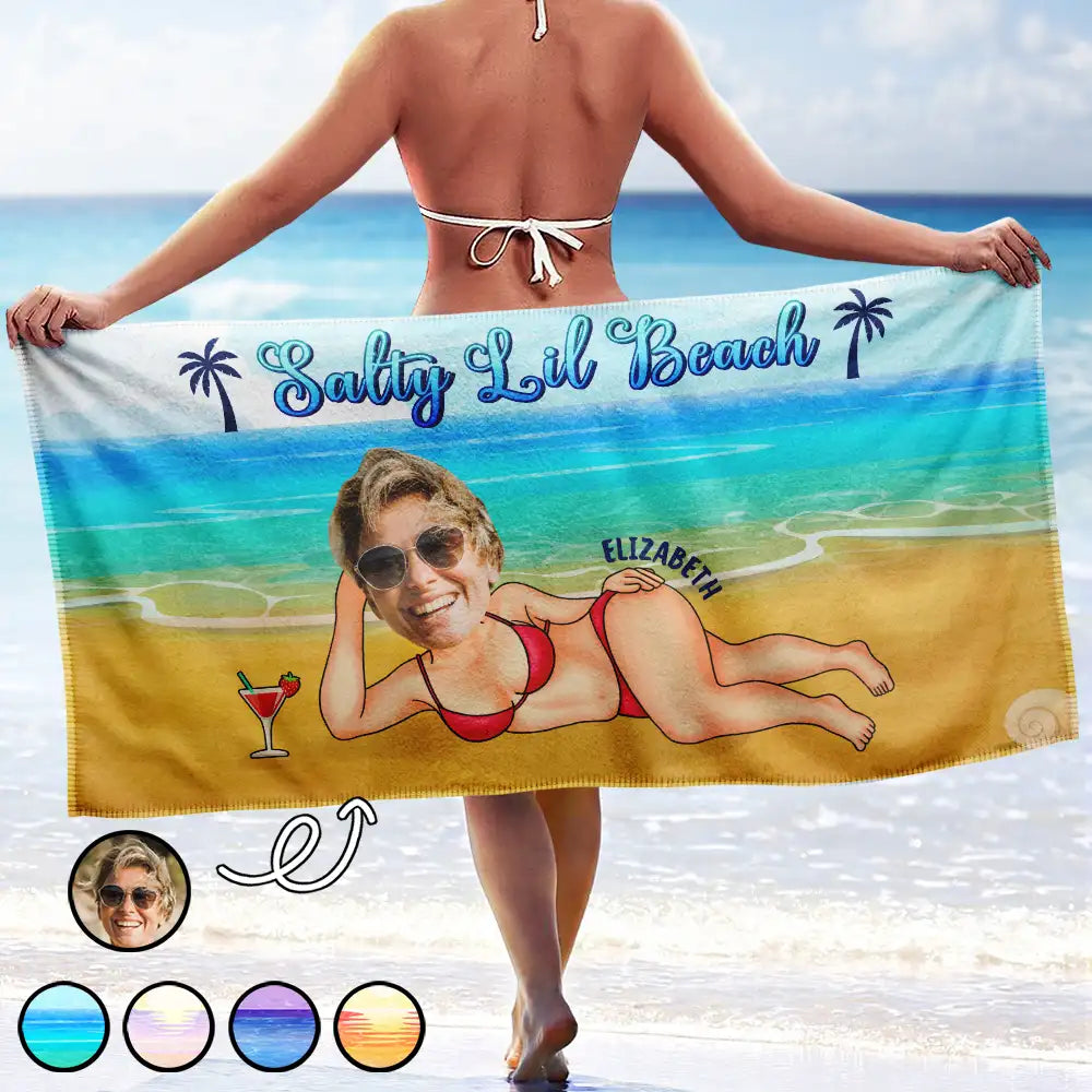 Beach Towel Salty Swell XL - Destination Label main image 1