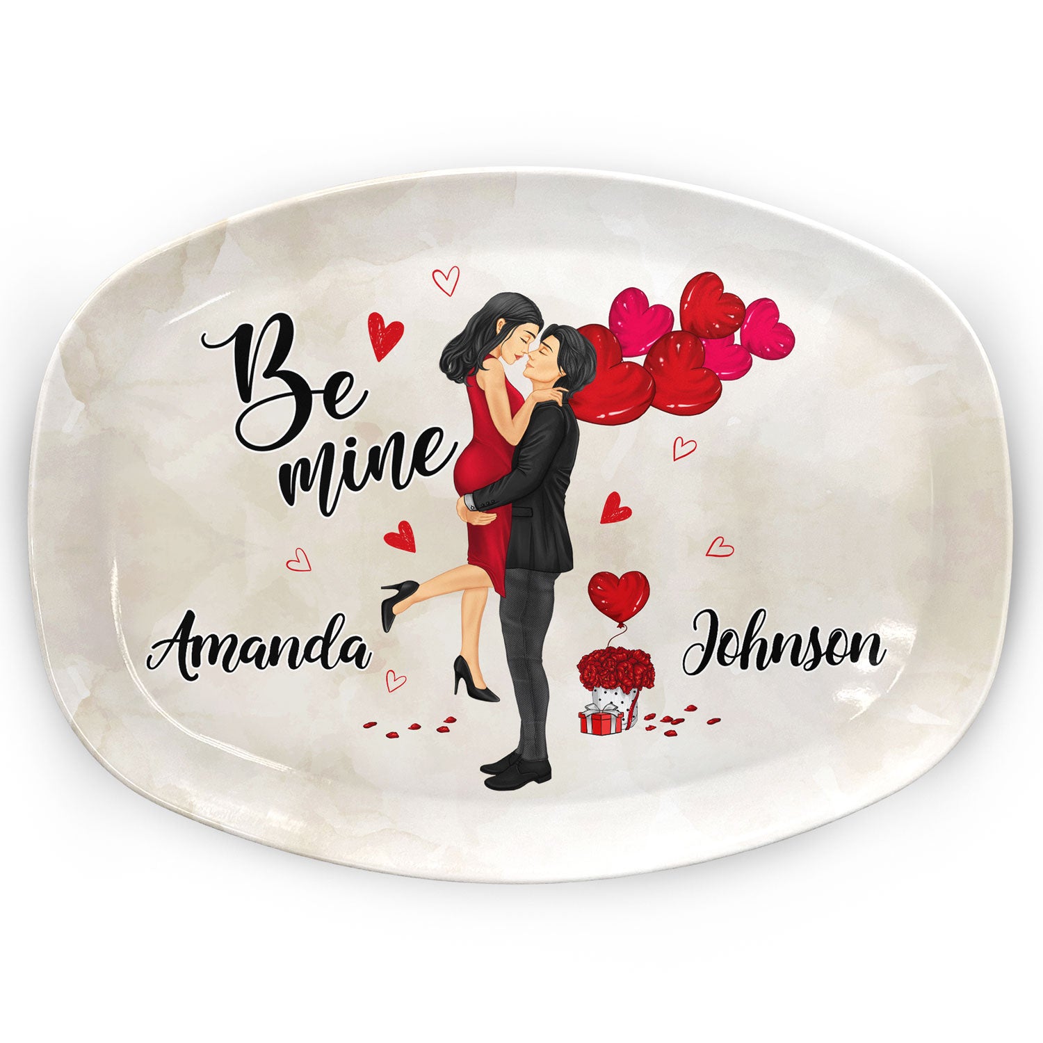 Be Mine Husband Wife - Gift For Couples - Personalized Custom Plate