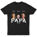 Gift For Father,Dad,Children - Dad Grandpa Since 3D Effect Crossed Arms - Personalized T Shirt