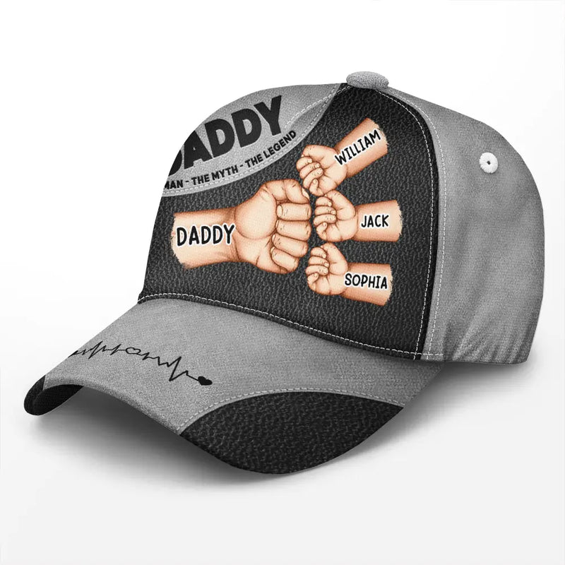 Gift For Father, Gift For Grandpa, Love - Dad Papa The Man The Myth The Legend - Personalized Classic Cap