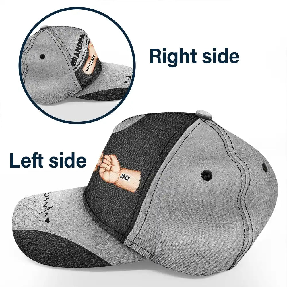 Gift For Father, Gift For Grandpa, Love - Dad Papa The Man The Myth The Legend - Personalized Classic Cap