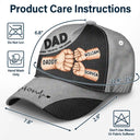 Gift For Father, Gift For Grandpa, Love - Dad Papa The Man The Myth The Legend - Personalized Classic Cap