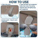 Gift For Couples, Gift For Husband, Gift For Wife, Gift For Boyfriend, Gift For Girlfriend, Happy - Drive Safe I Love You - Personalized Sunglasses Holder For Car Visor