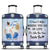 Air Travel Who You Have Beside - Gift For Couples, Best Friends - Personalized Custom Luggage Cover