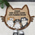 Cats Planning Escape - Gift For Cat Lovers - Personalized Custom Shaped Doormat
