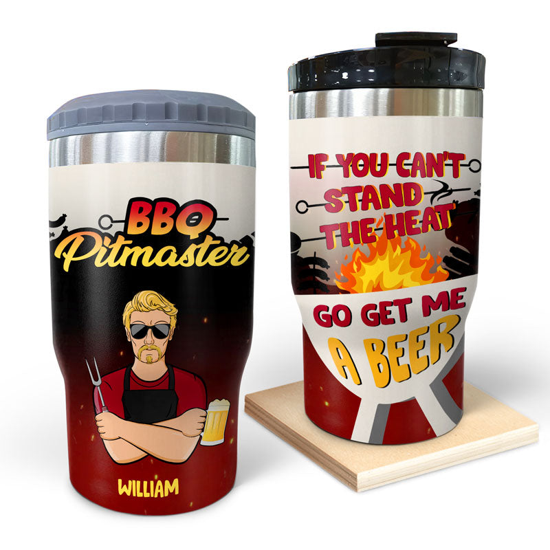 BBQ Go Get Me A Beer Personalized Custom Triple In Can