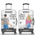 Travel Couple Hubby Wifey Partners For Life - Gift For Couples - Personalized Combo 2 Luggage Covers