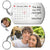 Custom Photo Calendar The Day My Life Changed - Gift For Couples - Personalized Aluminum Keychain
