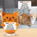Pet Lovers - I May Be A Tiny Cat - Personalized Doll Crochet With Custom Card