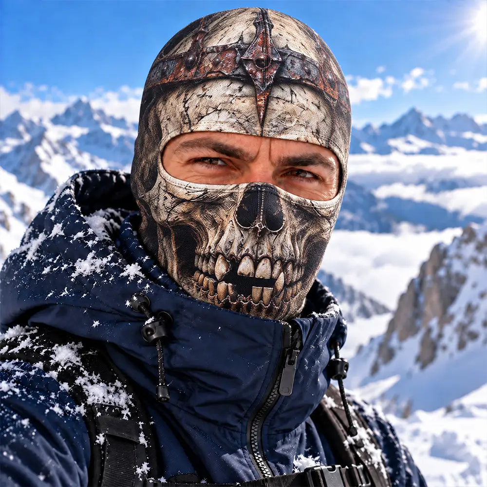 Winter Cool Gift For Friends, Skier, Biker - Personalized Spooky