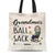 Knitting Ball Sack - Gift For Grandma And Mother - Personalized Zippered Canvas Bag
