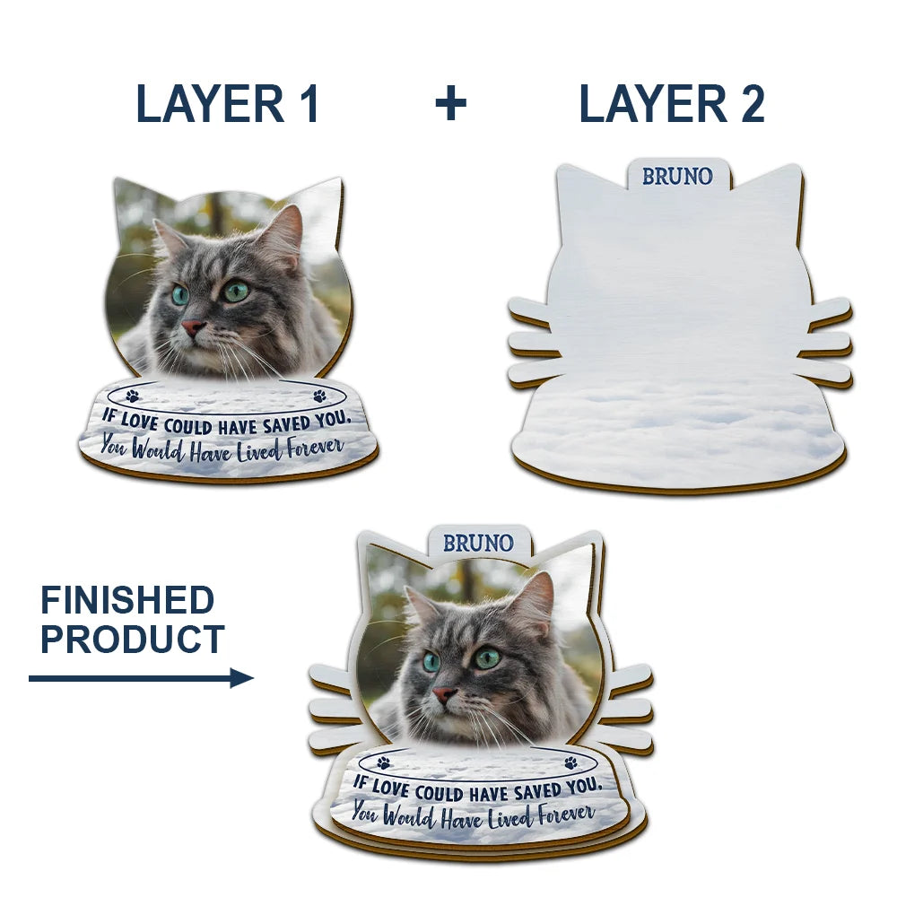 Custom Photo I Will Carry You With Me - Personalized Custom Shaped Car Visor Clip
