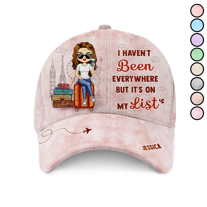 It's On My List - Gift For Traveling Lovers, Vacation Lovers, Travelers, Him, Her - Personalized Classic Cap