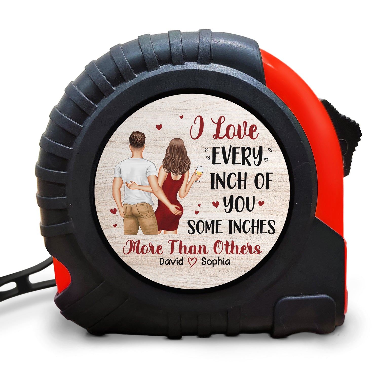 I Love Every Inch Of You - Gift For Couples, Husband, Boyfriend - Personalized Tape Measure
