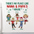 There Is No Place Like Nana & Papa's House - Christmas Gift For Grandparents, Parents - Personalized Decor Decal