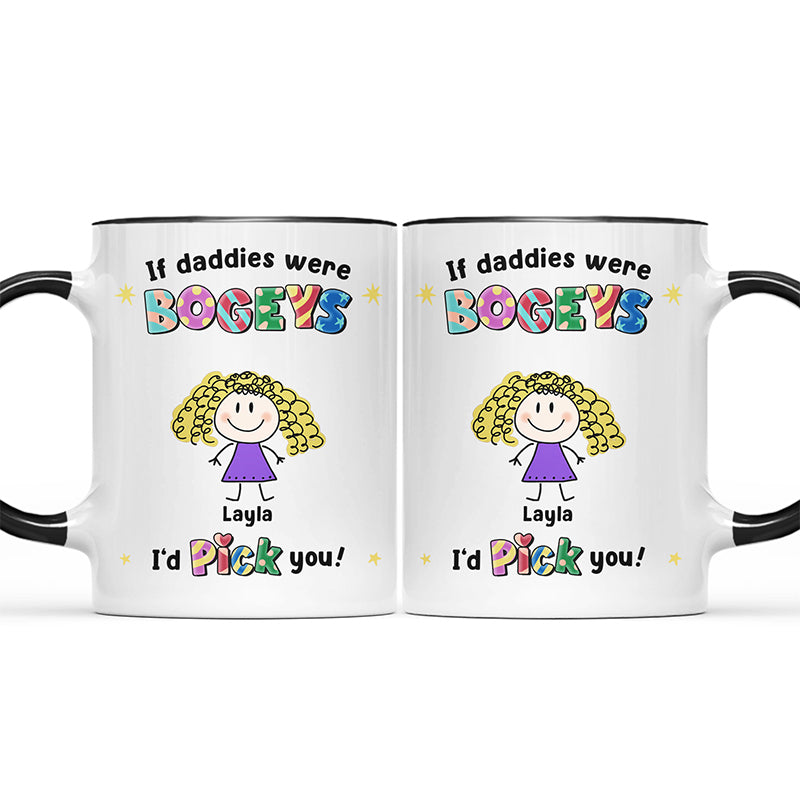 If Daddies Uncles Were Bogeys - Personalized Accent Mug