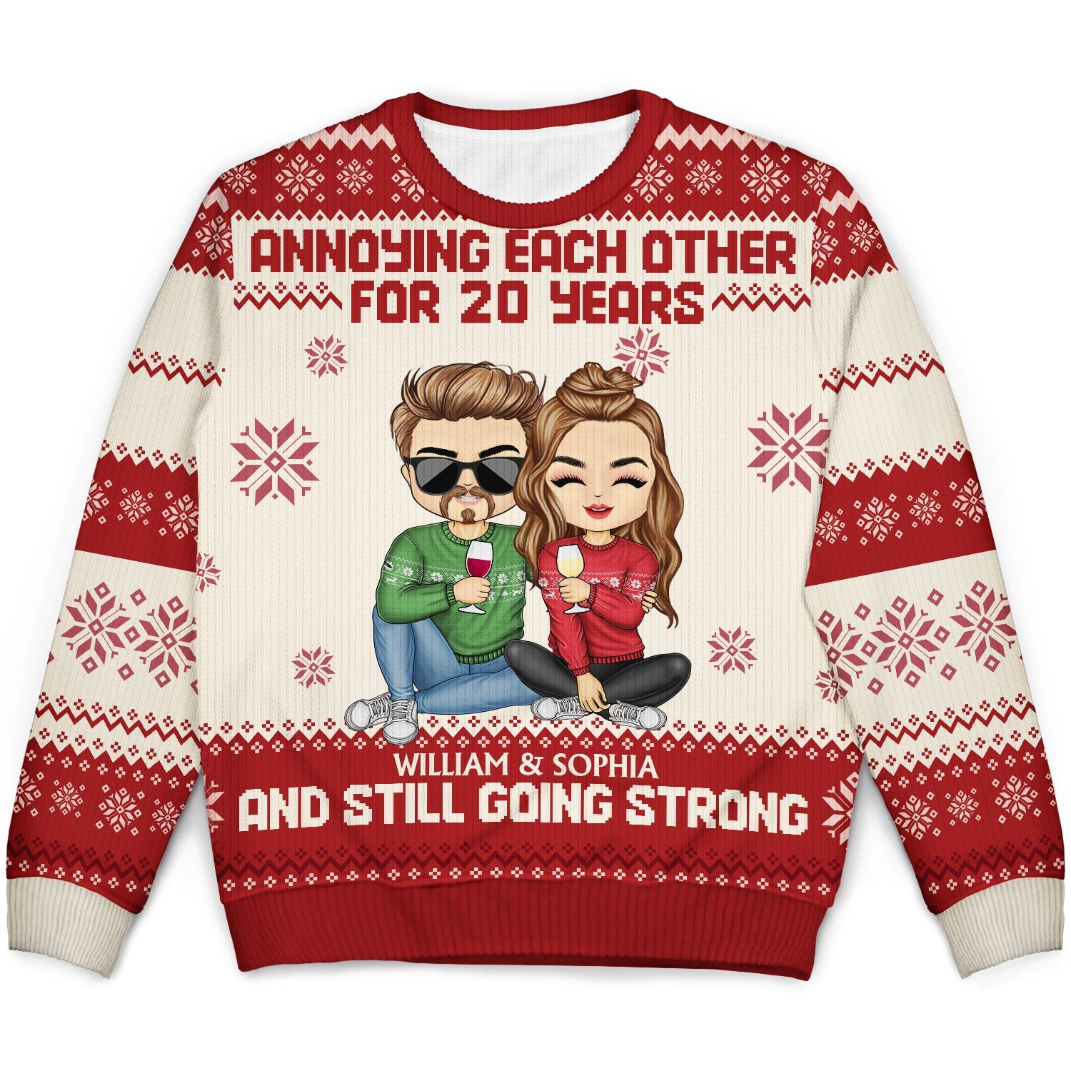 Annoying Each Other For Many Years - Gift For Couples, Personalized Pillow (Insert Included)