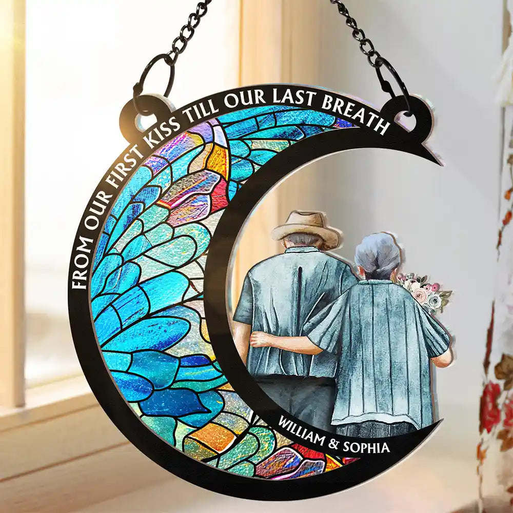 thumbnail image 2 of Till Our Last Breath - Personalized Window Hanging Suncatcher Ornament 2 of 14