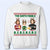 Flat Art - Christmas, Funny Gift For Family, Couple, Dad, Mom, Grandpa, Grandma - Personalized Sweatshirt