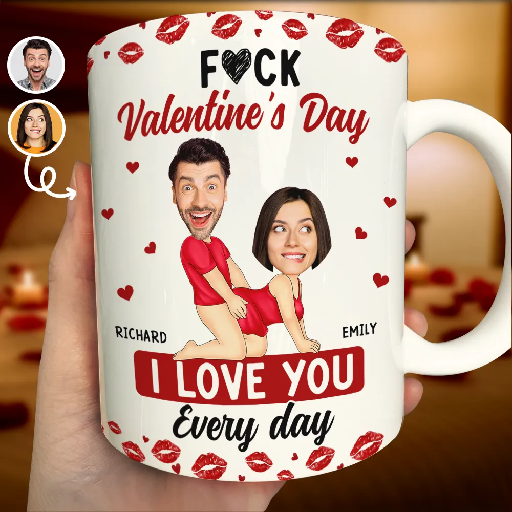 ❤️HAPPY FOR YOU❤️ 3セット Custom Photo Couple I Love You Every Day - Personalized White Edge