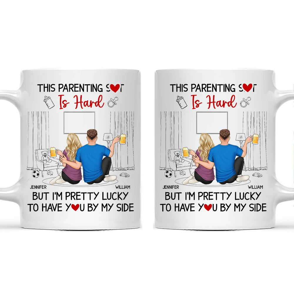 This Parenting Is Hard - Personalized Mug