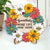 Grandkids Make Life More Grand - Gift For Mom, Mother, Grandma, Nana - Personalized 2-Layered Wooden Plaque With Stand
