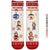 Flat Art 6 To 10 - Christmas, Funny Gift For Family, Couple, Dad, Mom, Grandpa, Grandma - Personalized Socks