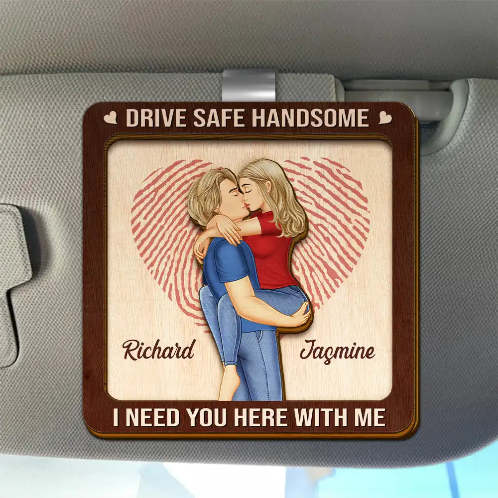 Melix Home Drive Safe Keychain For Boyfriend/Husband - Stainless Steel Engraved Love Message Gift
