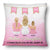 Connected By Love - Gift For Mother & Daughter - Personalized Pillow