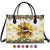Nana, Mom, Auntie Sunflower - Birthday, Loving Gift For Mother, Grandma, Grandmother - Personalized Leather Bag