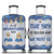 Traveling Family Let Our Adventures Begin - Gift For Couple - Personalized Custom Luggage Cover