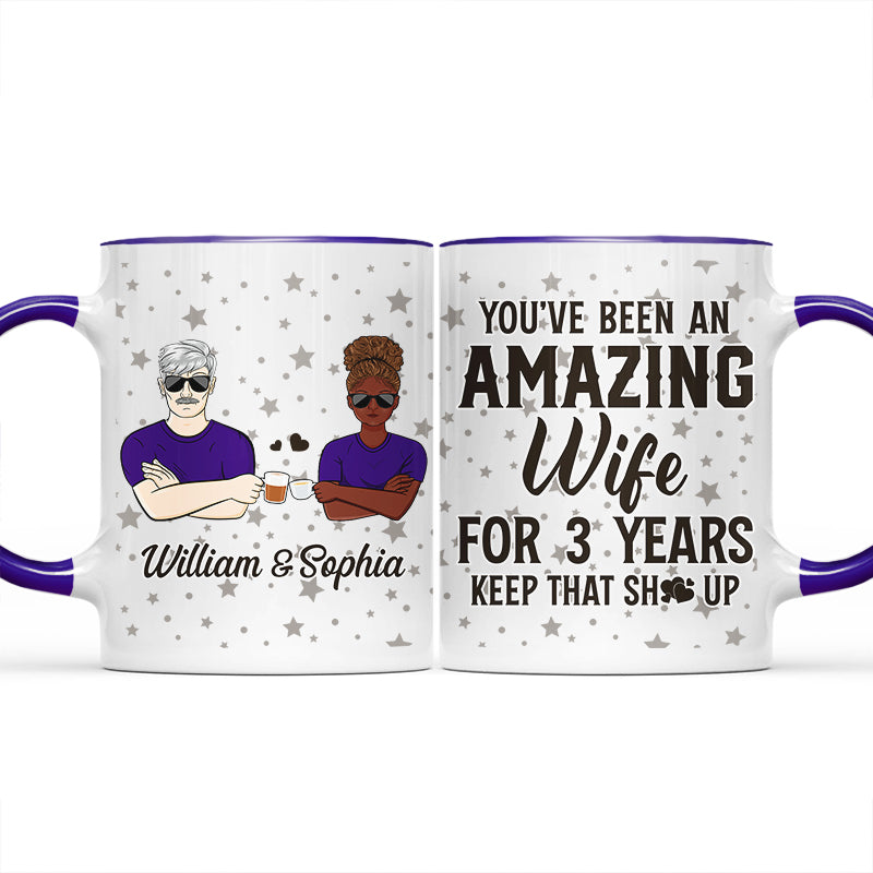 You've Been An Amazing Husband Wife - Couple Gift - Personalized Custom Accent Mug