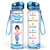 Chibi Girl Might Be Water Might Be Cocktail - Personalized Custom Water Tracker Bottle