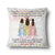 Wishes, Hope, Love And Light - Gift For Sisters - Personalized Custom Pillow