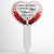 My Angel In Heaven - Memorial Gift - Personalized Custom Heart Acrylic Plaque Stake