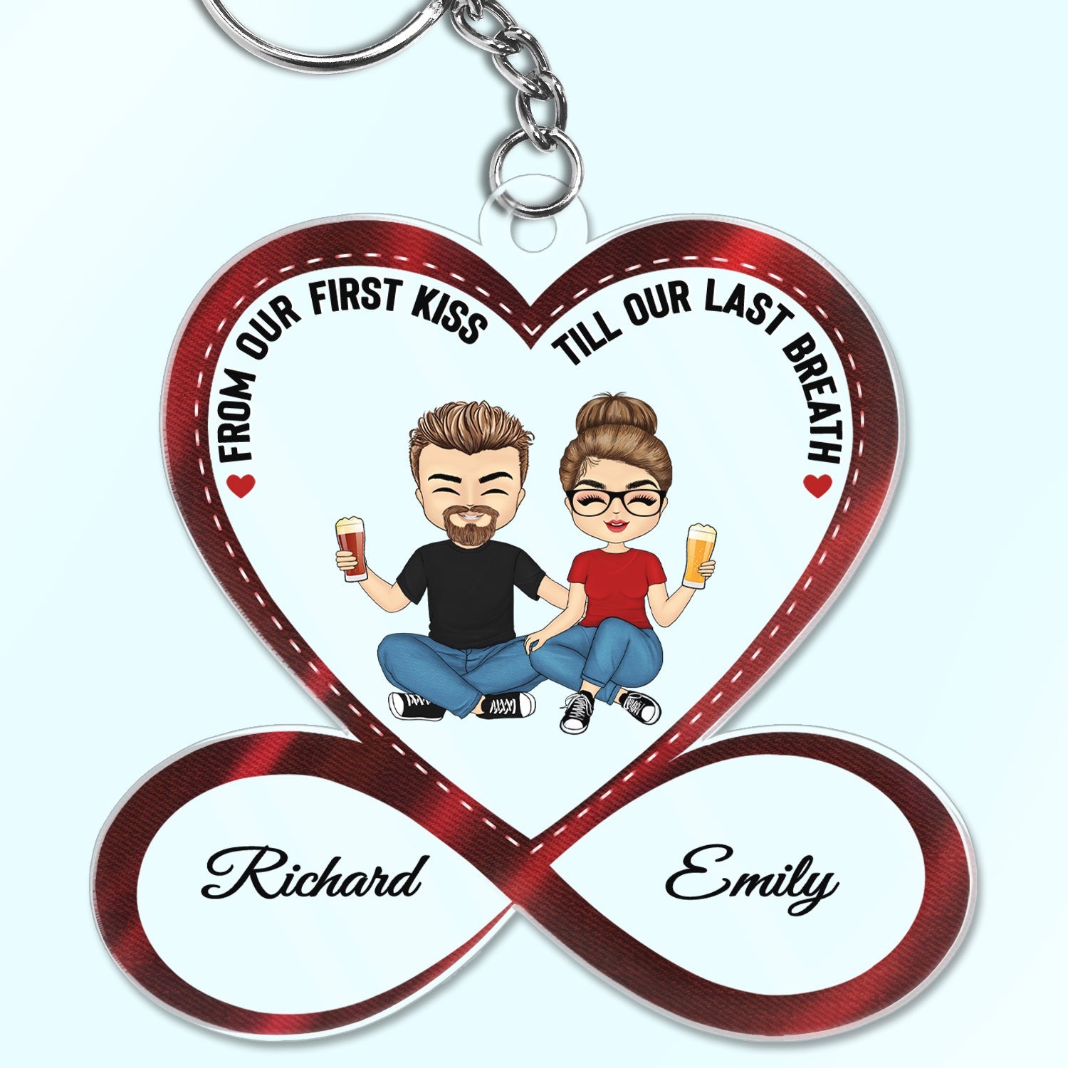 Annoy For The Rest Of My Life - Gift For Couples - Personalized Custom Acrylic Keychain