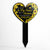 Piece Of My Heart In Heaven - Family Memorial Gift - Personalized Custom Heart Acrylic Plaque Stake