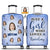 Custom Photo Just A Girl Boy Who Loves Traveling - Gift For Traveling Lovers - Personalized Custom Luggage Cover