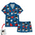 Custom Photo Funny Dog Cat Face - Funny Birthday Gift For Wife, Husband, Dog Mom, Cat Mom, Dog Dad, Cat Dad, Pet Lovers - Personalized Custom Short Pajamas Set