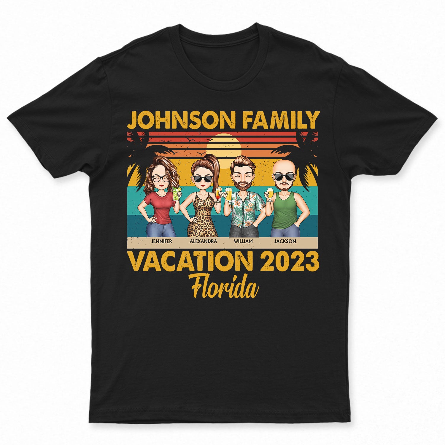 Vacation Traveling Beach - Funny, Holiday Gift For Husband, Wife, Couples, Family - Personalized Custom T Shirt
