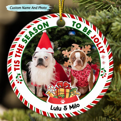 Ornement photo personnalisé